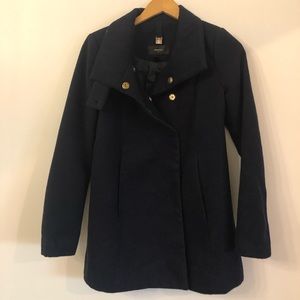 Mango Navy Coat